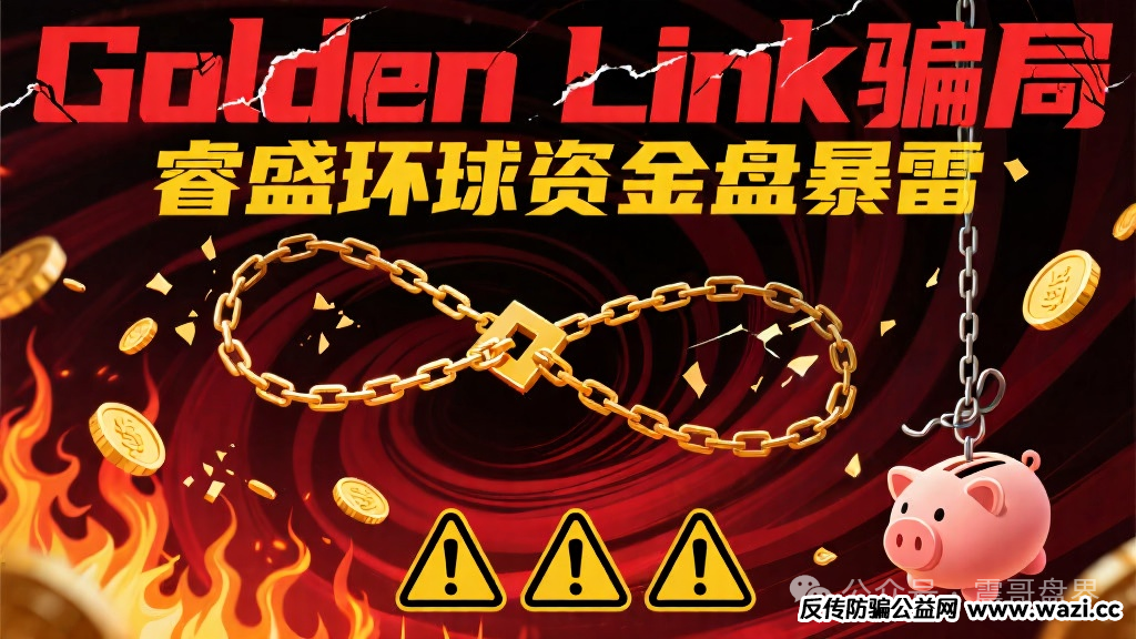【Golden Link(睿盛环球)】资金盘骗局,已经单割杀猪,高度预警!
