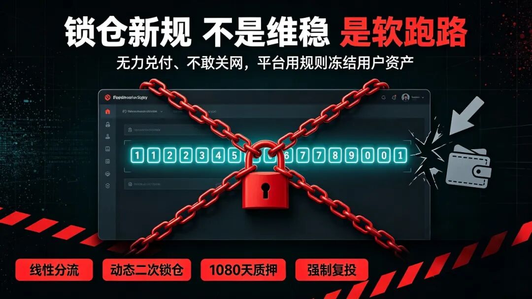 彻底看透【CDAO】与【XDAO】双盘骗局：无底线改规锁仓，换盘平移只为终极收割！